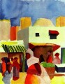Mercado en Argel Expresionismo